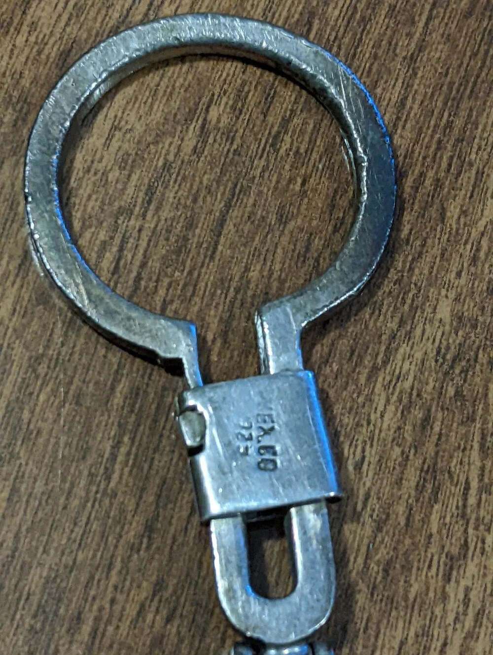 Harley-Davidson SS Mexican Linked Chain Keyring with Round Logo Medallion